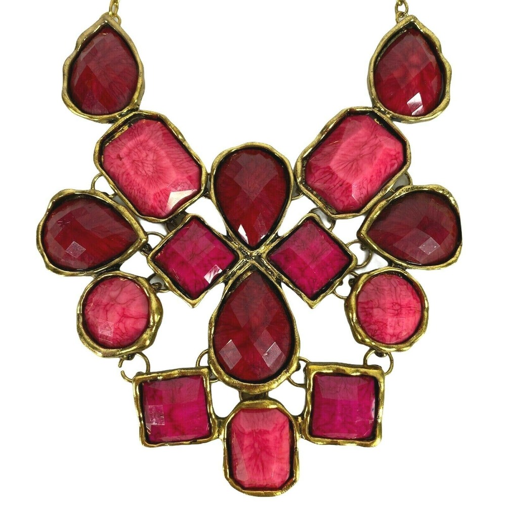Hannah Collection‎ Gold Tone Necklace Earrings Set